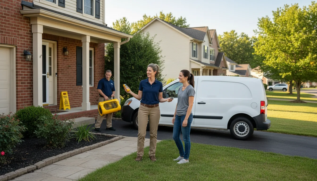 Water restoration image for Home Water Damage Repair in Cashion, OK